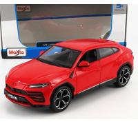 MODELLINO AUTO STATICO MAISTO LAMBORGHINI URUS 2018 ROSSO MODELLISMO SCALA 1/24