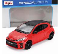 MODELLINO AUTO STATICO MAISTO TOYOTA YARIS GR 2021 ROSSO MODELLISMO SCALA 1:24