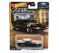 MODELLINO AUTO STATICO MATTEL PLYMOUTH DOM'S GTX COUPE 1971 FAST FURIOUS 8 1/64