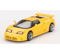 MODELLINO AUTO STATICO MINI GT BUGATTI EB110 SUPER SPORT 1995 GIALLO SCALA 1:64