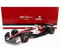 MODELLINO AUTO STATICO MINICHAMPS ALFA ROMEO F1 C42 ZHOU BAHRAIN GP 2022 1/18