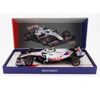 MODELLINO AUTO STATICO MINICHAMPS HAAS F1 VF-21 SCHUMACHER BELGIO GP 2021 1/18