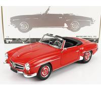 MODELLINO AUTO STATICO MINICHAMPS MERCEDES SL-CLASS 190SL W121 1955 ROSSO 1/18