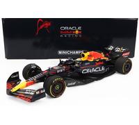 MODELLINO AUTO STATICO MINICHAMPS RED BULL F1 RB18 VERSTAPPEN MESSICO 2022 1/18