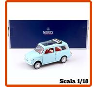 Modellino auto statico modellini in scala 1/18 FIAT 500 GIARDINIERA 1964 Norev