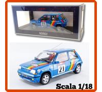 Modellino auto statico modellini scala 1/18 RENAULT 5 GT TURBO 1990 Norev 185217