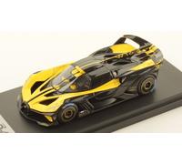 MODELLINO AUTO STATICO MODELLISMO LOOKSMART BUGATTI BOLIDE GIALLO SCALA 1:43