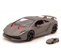 MODELLINO AUTO STATICO MOTORMAX LAMBORGHINI SESTO ELEMENTO 2010 GRIGIO 1/24