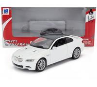 MODELLINO AUTO STATICO NEWRAY BMW 3 SERIE M3 E92 COUPE 2007 BIANCO CARBON 1/24
