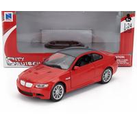 MODELLINO AUTO STATICO NEWRAY BMW 3 SERIE M3 E92 COUPE 2007 ROSSO SCALA 1/24