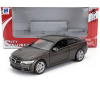 MODELLINO AUTO STATICO NEWRAY BMW 4 SERIE COUPE F32 M-SPORT 2014 MARRONE 1/24