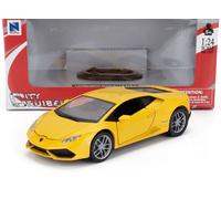 MODELLINO AUTO STATICO NEWRAY LAMBORGHINI HURACAN LP610-4 2014 GIALLO SCALA 1/24