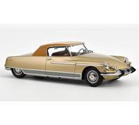 MODELLINO AUTO STATICO NOREV CITROEN DS19 LE DANDY 1964 BEIGE MODELLISMO 1:18