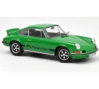 MODELLINO AUTO STATICO NOREV PORSCHE 911 RS 1973 VERDE MODELLISMO SCALA 1:18