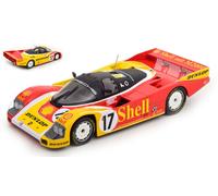 MODELLINO AUTO STATICO NOREV PORSCHE 962C SHELL #17 LE MANS 1988 STUCK 1/18