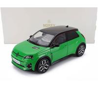 MODELLINO AUTO STATICO NOREV RENAULT R5 E-TECH 2024 POP VERDE NERO SCALA 1/18