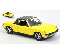 MODELLINO AUTO STATICO DIECAST PORSCHE VOLKSWAGEN 914/4 2.0 1975 GIALLO 1/18
