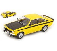 MODELLINO AUTO STATICO OPEL KADETT C COUPE 1975 GIALLO MODELLISMO SCALA 1:18