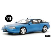 MODELLINO AUTO STATICO OTTOMOBILE ALPINE GTA V6 TURBO 1990 BLU SCALA 1:18