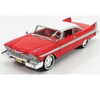 MODELLINO AUTO STATICO PLYMOUTH FURY 1958 CHRISTINE MACCHINA INFERNALE 1/24
