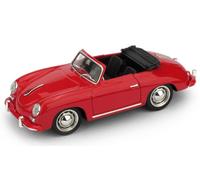 MODELLINO AUTO STATICO PORSCHE 356 CABRIOLET APERTA 1952 SPECIAL ROSSO 1:43