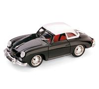 1:43 Brumm PORSCHE 356 Cabrio Hard Top 1952 Nero R314-01 Modellino