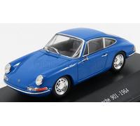MODELLINO AUTO STATICO PORSCHE 911 901 1964 - CON VETRINA BLU SCALA 1/43
