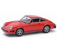 MODELLINO AUTO STATICO PORSCHE 911 COUPE' ROSSO PRO RESINA MODELLISMO SCALA 1:18
