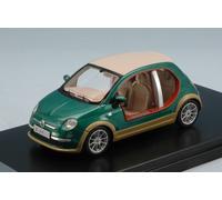 Fiat 500 Castagna EV "Khamis Gheddafi" 2009 Green / Wood 1:43 Model PREMIUMX
