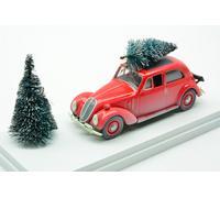 MODELLINO AUTO STATICO RIO FIAT 1500 CHRISTMAS EDITION W/FIGURE SANTA CLAUS 1:43