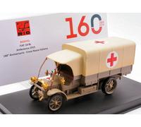 MODELLINO AUTO STATICO RIO FIAT 18BL AMBULANZA 1915 ANNIVERSARIO CRI SCALA 1:43