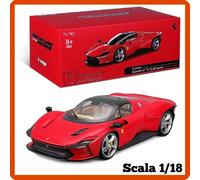 Modellino auto statico scala 1/18 diecast FERRARI DAYTONA 2022 Bburago burago