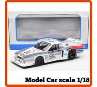 Modellino auto statico scala 1/18 diecast Lancia Beta Montecarlo nr.66 Model Car