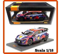 Modellino Auto statico scala 1/18 HYUNDAI i20N RALL Ixo model diecast modellismo