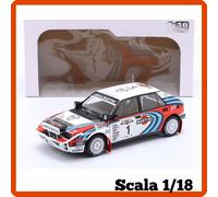 Modellino auto statico scala 1/18 LANCIA DELTA HF INTEGRALE Kenya 1991 Solido