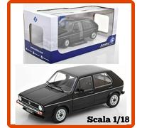 Modellino auto statico scala 1/18 VOLKSWAGEN GOLF L 1983 NERA Solido modellismo