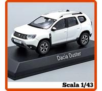 Modellino auto statico scala 1/43 die cast DACIA DUSTER 2020 bianco norev 509019