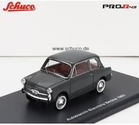 MODELLINO AUTO STATICO SCHUCO AUTOBIANCHI COUPE GRIGIO MODELLISMO SCALA 1:43