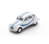 MODELLINO AUTO STATICO SCHUCO CITROEN 2CV BIANCO/BLU DIECAST SCALA 1:87