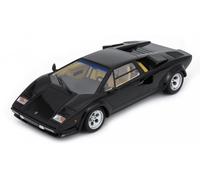 MODELLINO AUTO STATICO SCHUCO LAMBORGHINI COUNTACH 5000 S NERO RESIN 1/18
