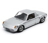 MODELLINO AUTO STATICO SCHUCO PORSCHE 916 CHASSIS #12 1972 SILVER SCALA 1:43
