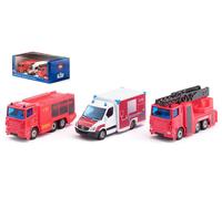 MODELLINO AUTO STATICO SIKU MEZZI SOCCORSO SET 3 SCALA MODELLISMO SCALA 170mm