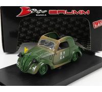 MODELLINO AUTO STATICO BRUMM SIMCA 5 MILITARE D-DAY 1944 OPEN SCALA 1:43