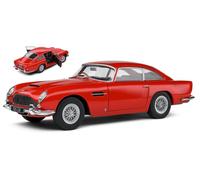 MODELLINO AUTO STATICO SOLIDO ASTON MARTIN DB5 COUPE 1964 ROSSO SCALA 1:18