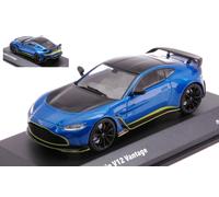 MODELLINO AUTO STATICO SOLIDO ASTON MARTIN V12 VANTAGE 2023 BLU SCALA 1:43