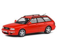 MODELLINO AUTO STATICO SOLIDO AUDI AVANT RS2 1995 ROSSO MODELLISMO SCALA 1:43