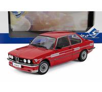 MODELLINO AUTO STATICO SOLIDO BMW 3 SERIE ALPINA E21 C1 1980 ROSSO SCALA 1/18