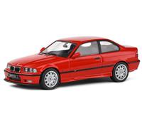 MODELLINO AUTO STATICO SOLIDO BMW 3-SERIE M3 E36 COUPE 1999 ROSSO SCALA 1:43
