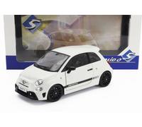MODELLINO AUTO STATICO SOLIDO FIAT NUOVA 500 ABARTH 595 2022 BIANCO SCALA 1:18