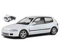MODELLINO AUTO STATICO SOLIDO HONDA CIVIC EG6 SIR II 1991 BIANCO SCALA 1:18